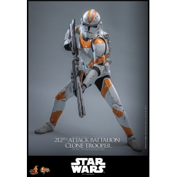 212th Attack Battalion Clone Trooper Collector par Hot Toys - figurine 1/6 Star Wars Episode III  de 30 cm - MMS851