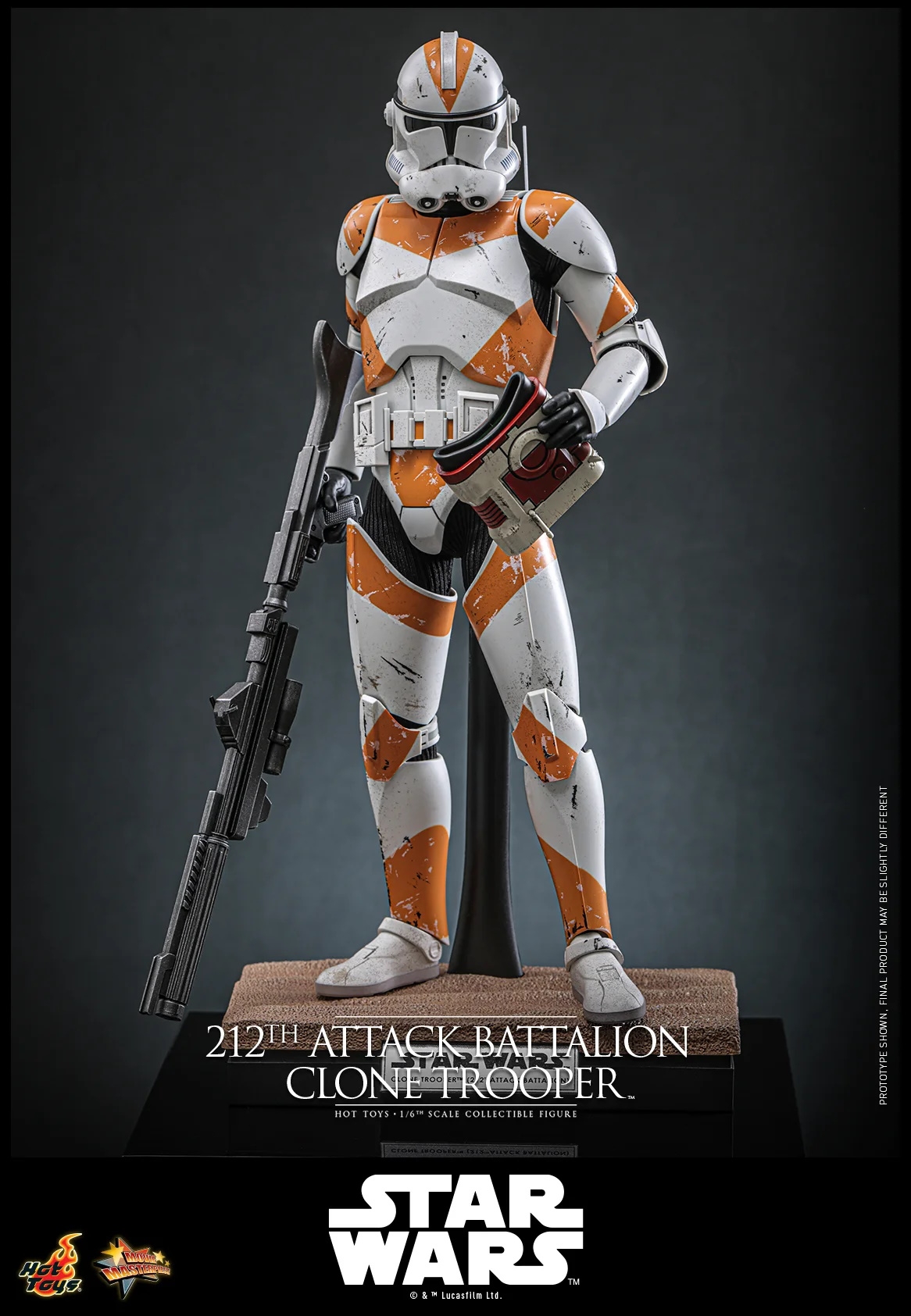 212th Attack Battalion Clone Trooper Collector par Hot Toys - figurine 1/6 Star Wars Episode III  de 30 cm - MMS851