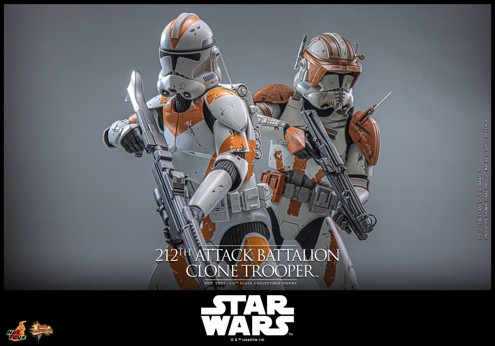 212th Attack Battalion Clone Trooper Collector par Hot Toys - figurine 1/6 Star Wars Episode III  de 30 cm - MMS851
