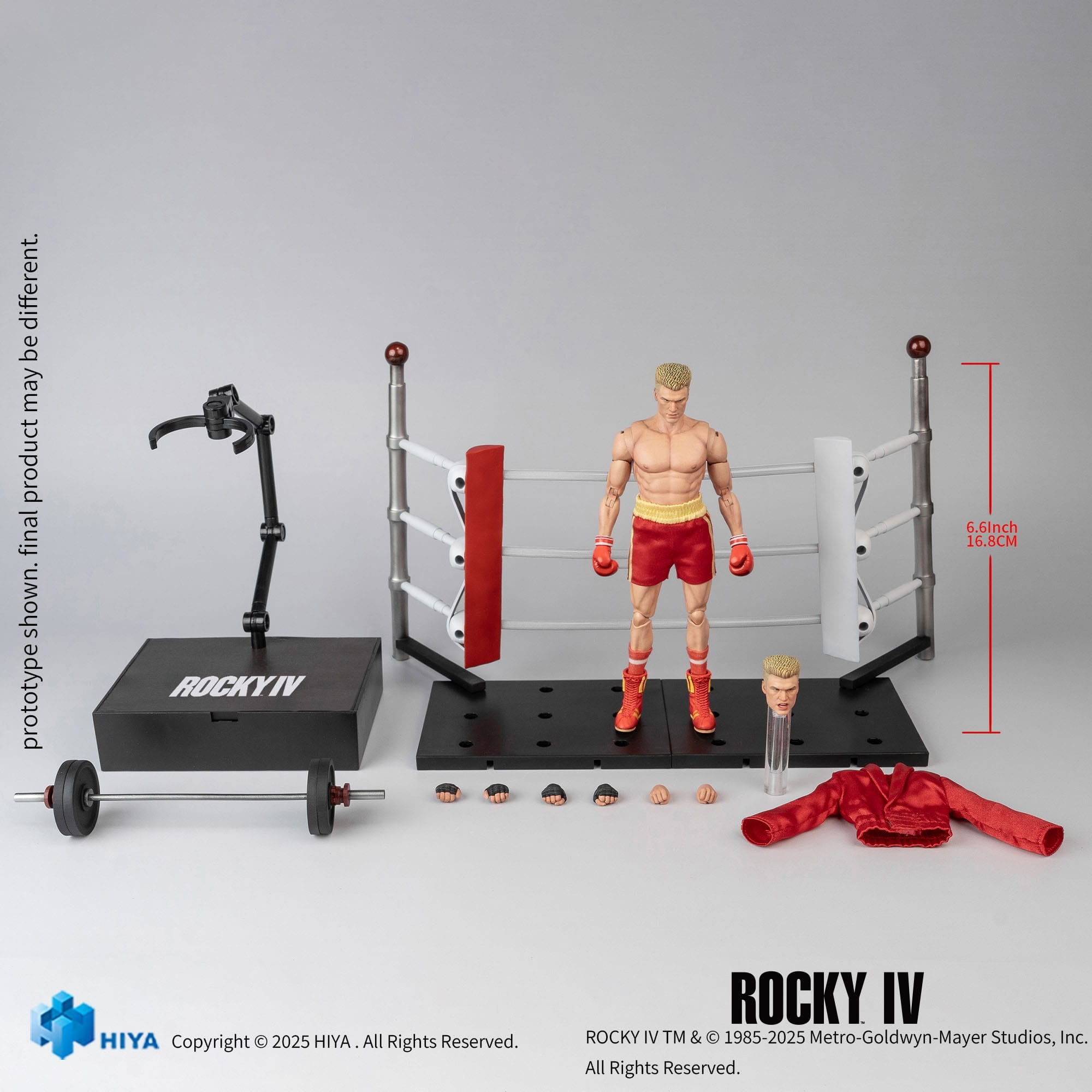 Ivan Drago Exquisite Super Series by Hiya Toys - Rocky IV 1/12 scale action figure