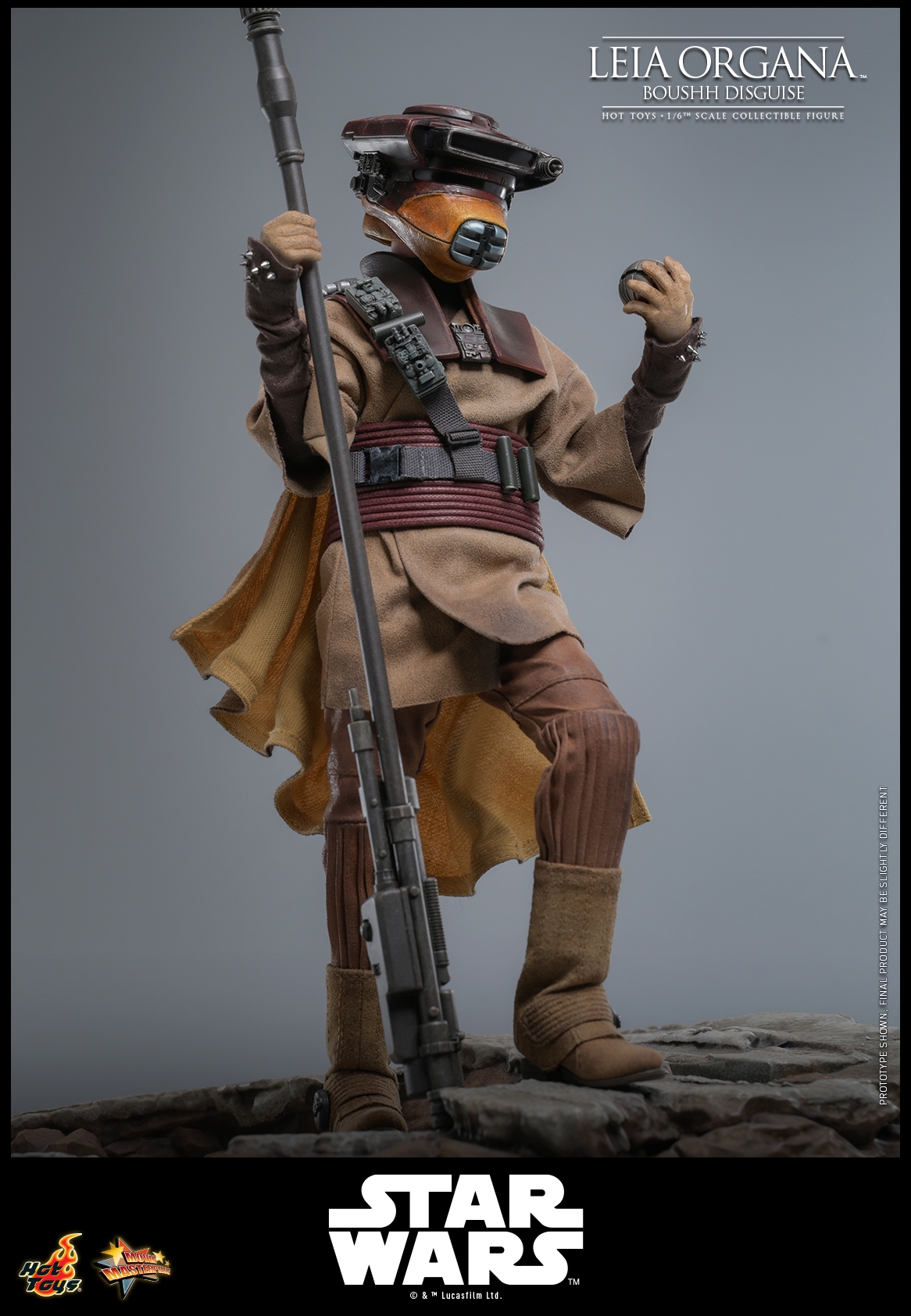 Leia Organa (Boushh Disguise) by Hot Toys - Star Wars Episode VI : Return Of The Jedi 1/6 scale action figure - Reference MMS854