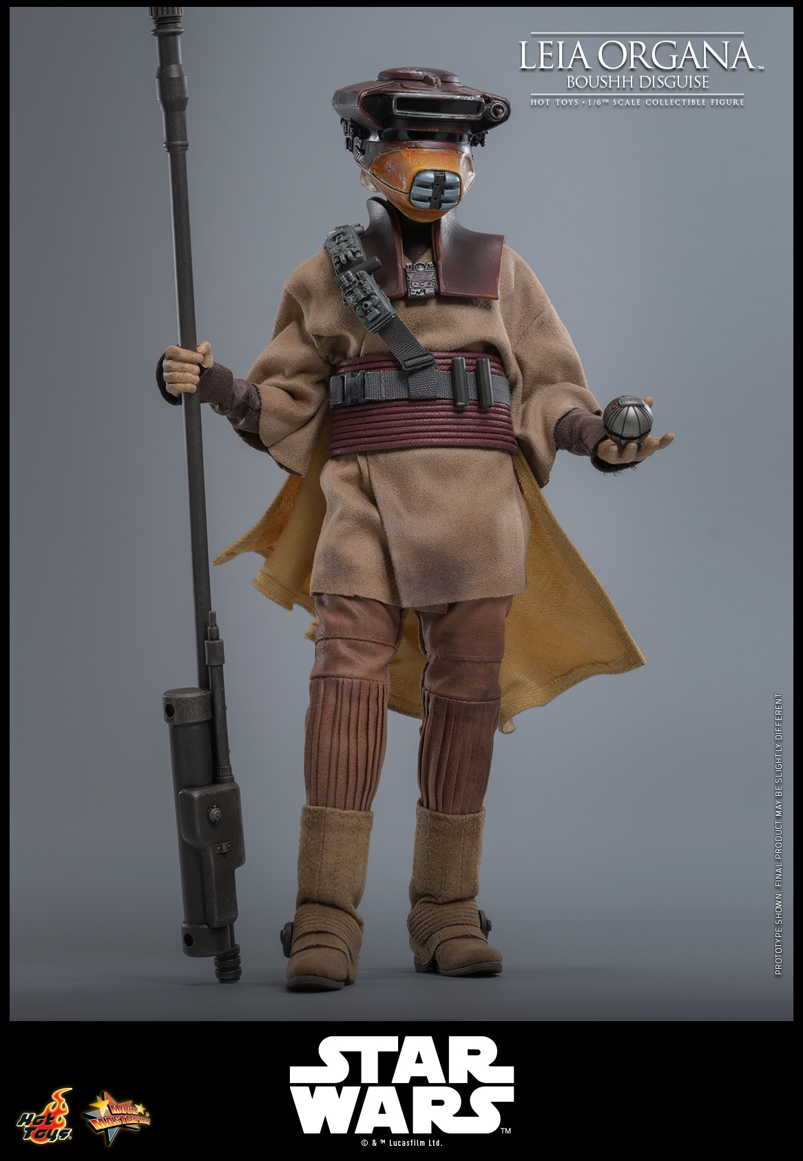 Leia Organa (Boushh Disguise) par Hot Toys - figurine 1/6 Star Wars Episode VI : Le Retour Du Jedi de 27 cm - MMS854