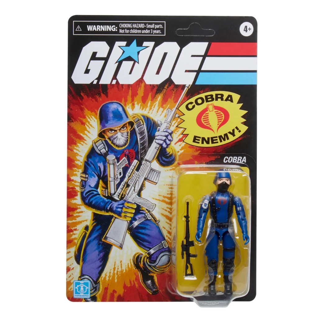 Officer and Cobra soldier Hasbro Vintage Collection figures set (GI Joe)