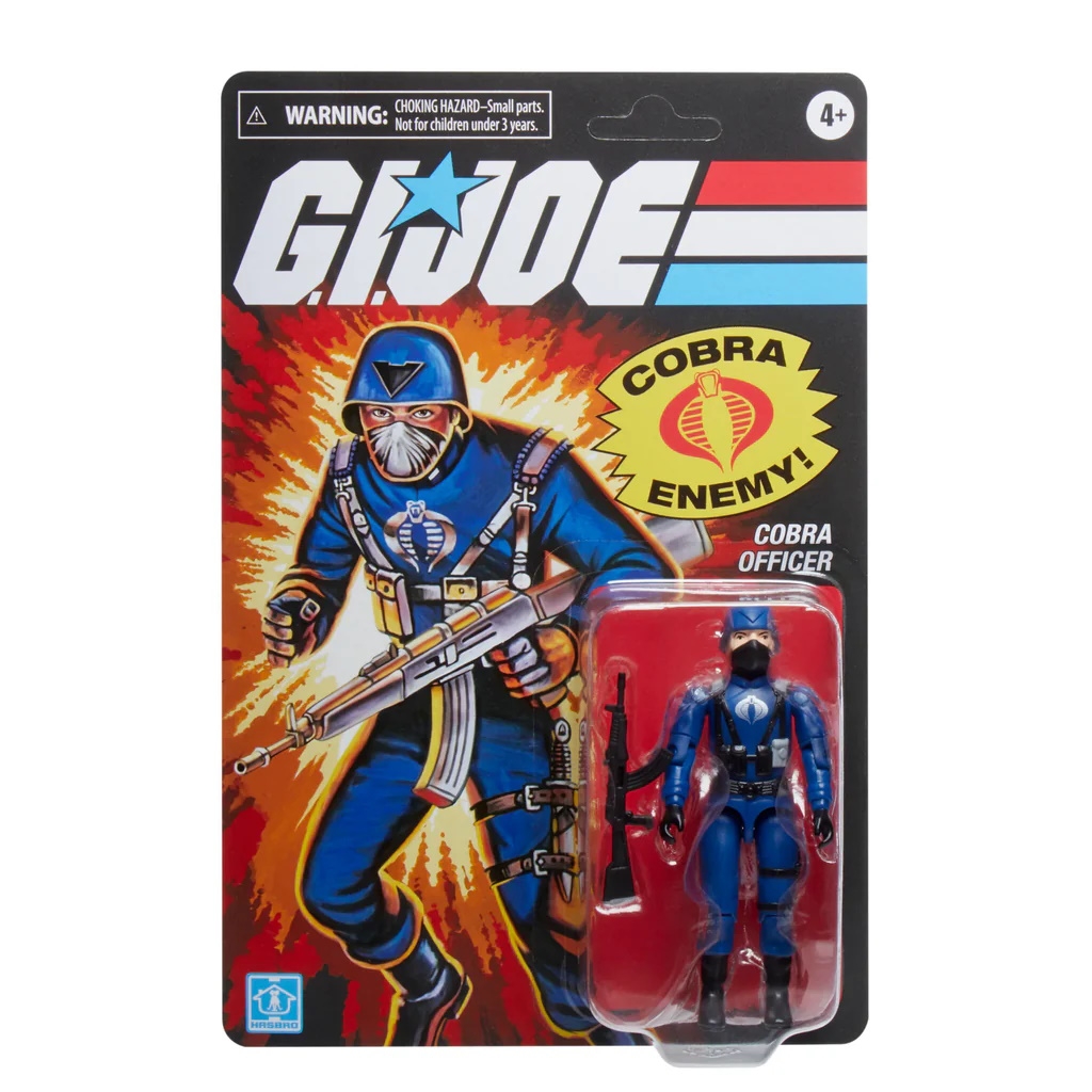 Officer and Cobra soldier Hasbro Vintage Collection figures set (GI Joe)