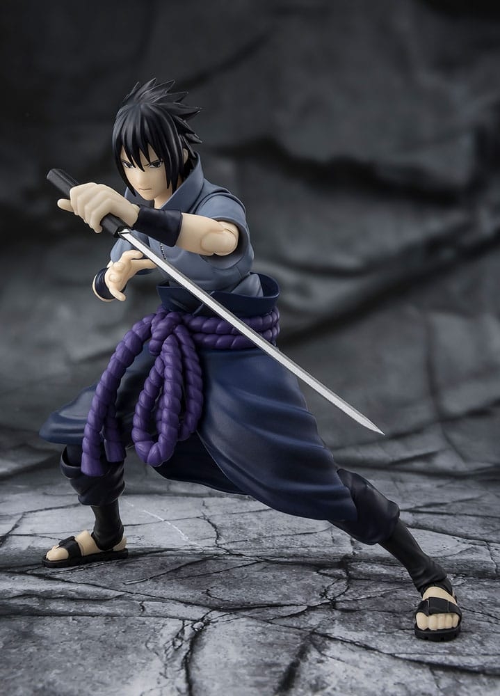 Sasuke Uchiha (Solitary Shinobi) SH Figuarts by Bandai Tamashii Nations - Naruto Shippuden 15 cm action figure