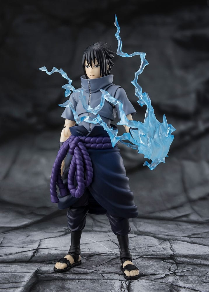Sasuke Uchiha (Solitary Shinobi) SH Figuarts par Bandai Tamashii Nations - figurine Naruto Shippuden de 15 cm