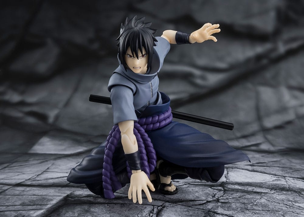 Sasuke Uchiha (Solitary Shinobi) SH Figuarts par Bandai Tamashii Nations - figurine Naruto Shippuden de 15 cm