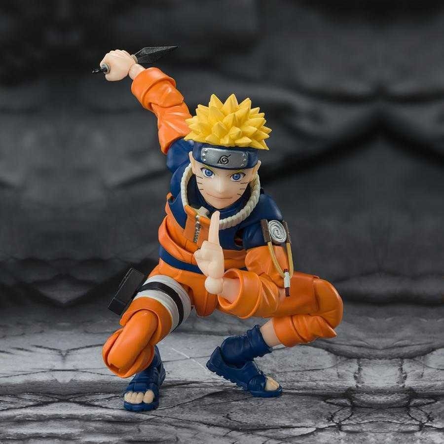 Naruto Uzumaki (The No.1 Most Unpredictable Ninja) SH Figuarts Re-issue par Bandai - figurine Naruto de 15 cm
