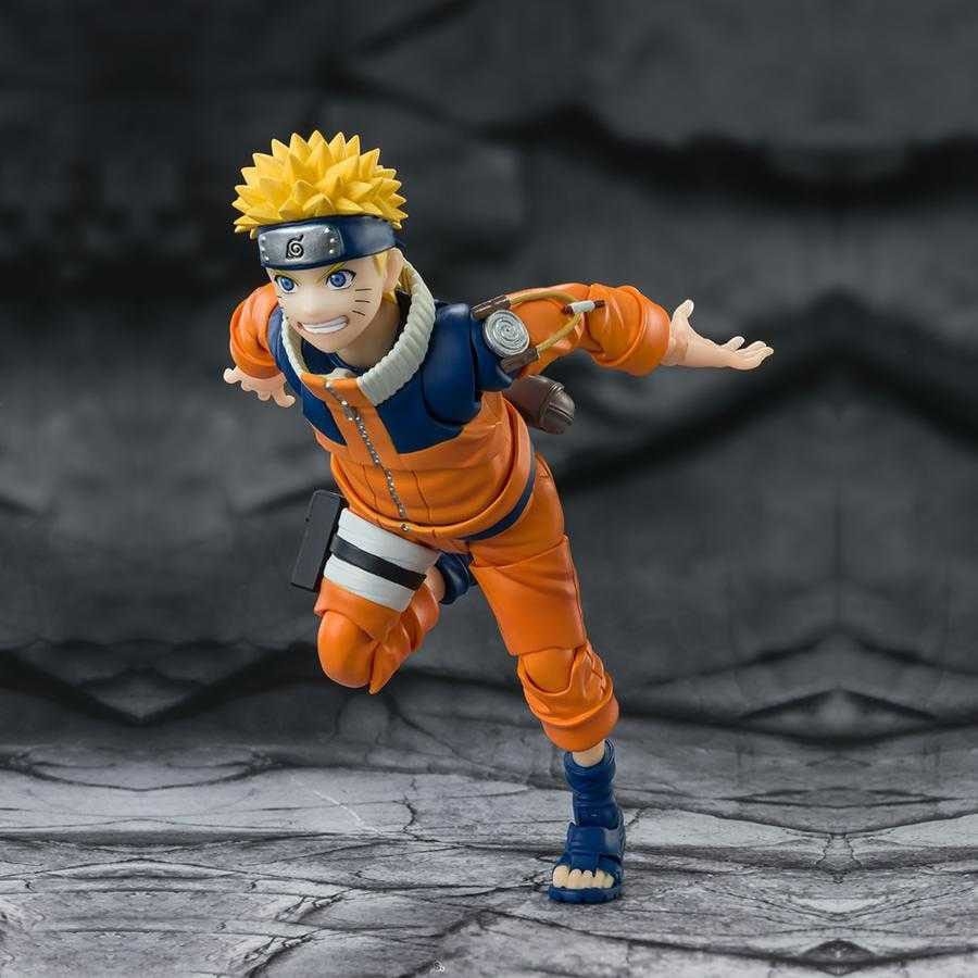 Naruto Uzumaki (The No.1 Most Unpredictable Ninja) SH Figuarts Re-issue par Bandai - figurine Naruto de 15 cm