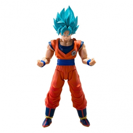 Super Saiyan Son Goku (Blue Power Transcending Limits) SH Figuarts by Bandai - Dragon Ball Super 15 cm action figure