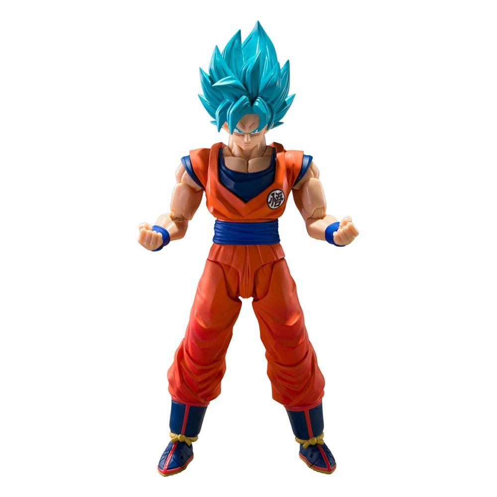 Super Saiyan Son Goku (Blue Power Transcending Limits) SH Figuarts par Bandai - figurine Dragon Ball Super de 15 cm