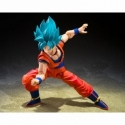 Super Saiyan Son Goku (Blue Power Transcending Limits) SH Figuarts par Bandai - figurine Dragon Ball Super de 15 cm