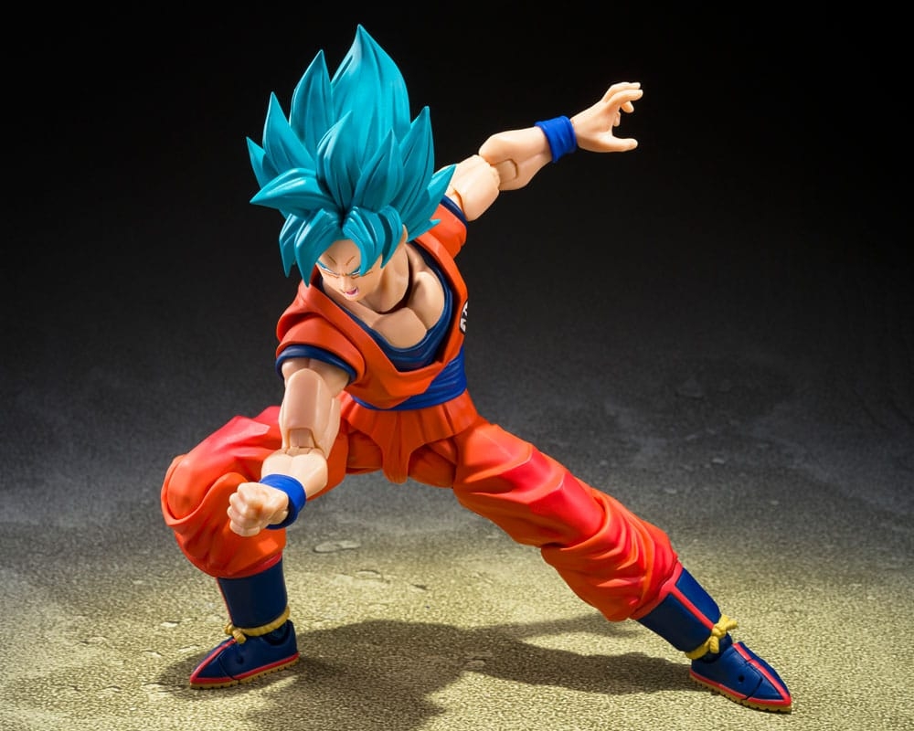 Super Saiyan Son Goku (Blue Power Transcending Limits) SH Figuarts by Bandai - Dragon Ball Super 15 cm action figure