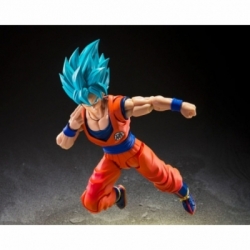 Super Saiyan Son Goku (Blue Power Transcending Limits) SH Figuarts van Bandai - Dragon Ball Super 15 cm actiefiguur