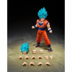 Super Saiyan Son Goku (Blue Power Transcending Limits) SH Figuarts van Bandai - Dragon Ball Super 15 cm actiefiguur