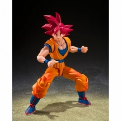 Super Saiyan God Son Goku (God Aura) SH Figuarts van Bandai Tamashii Nations - Dragon Ball Super 15 cm actiefiguur