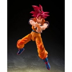Super Saiyan God Son Goku (God Aura) SH Figuarts van Bandai Tamashii Nations - Dragon Ball Super 15 cm actiefiguur