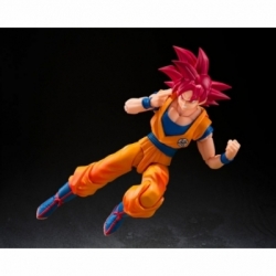Super Saiyan God Son Goku (God Aura) SH Figuarts van Bandai Tamashii Nations - Dragon Ball Super 15 cm actiefiguur