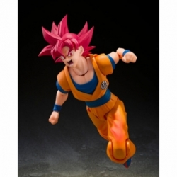 Super Saiyan God Son Goku (God Aura) SH Figuarts van Bandai Tamashii Nations - Dragon Ball Super 15 cm actiefiguur