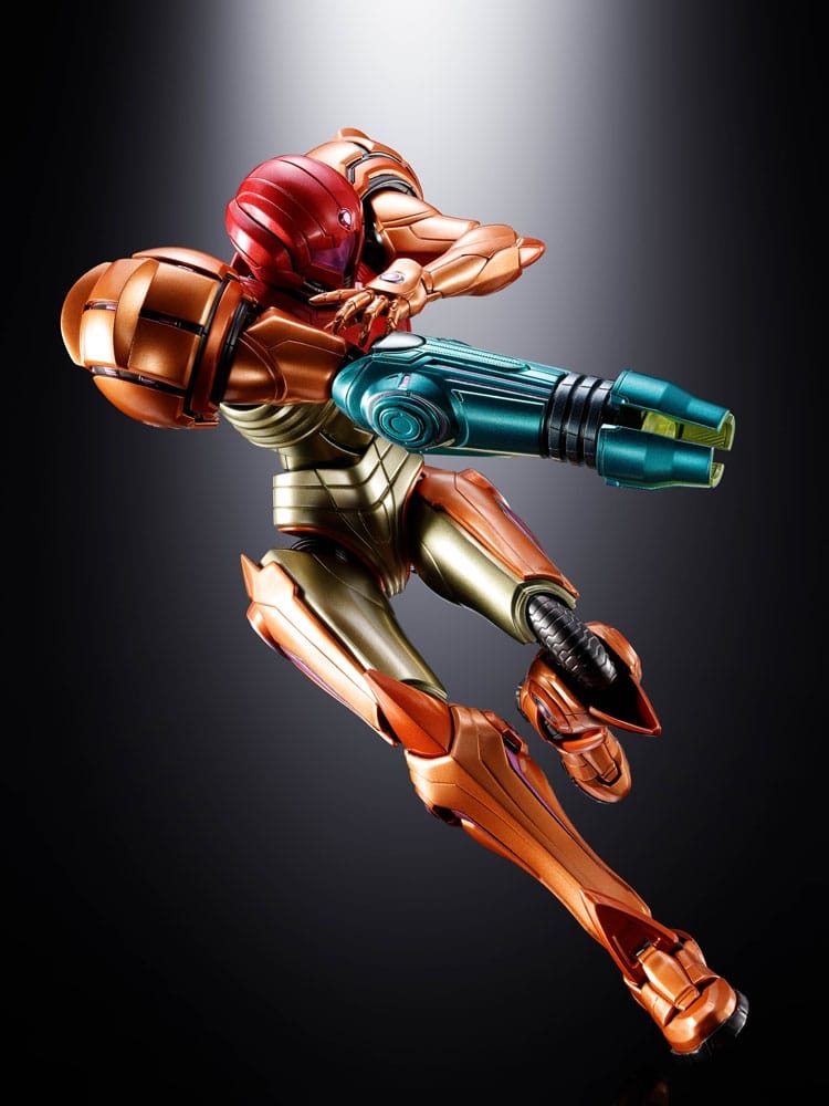 Samus Aran Chogokin par Bandai Tamashii Nations - figurine Metroid Prime 4 : Beyond de 21 cm