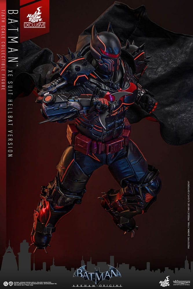 Batman (XE Suit Hellbat) par Hot Toys - figurine 1/6 Batman: Arkham Origins de 33 cm - VGM73