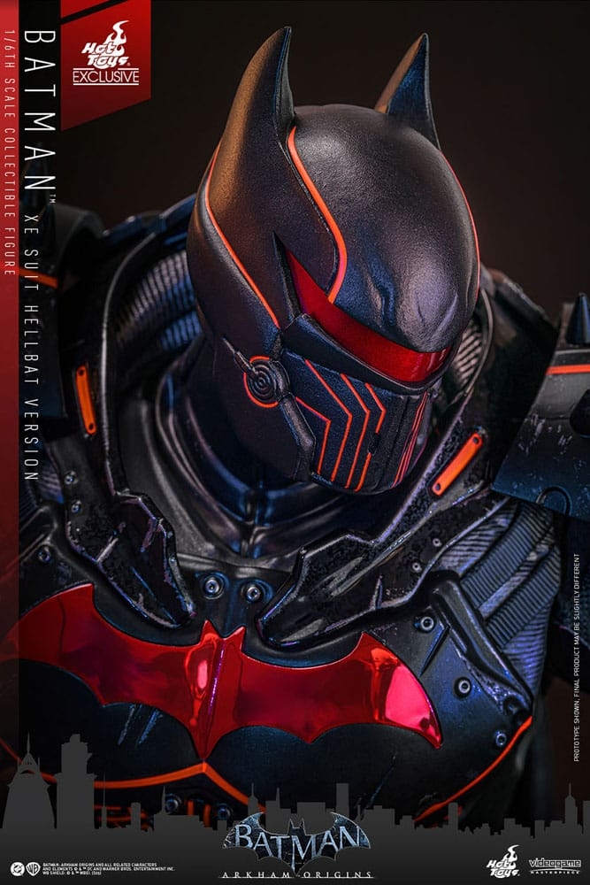 Batman (XE Suit Hellbat) par Hot Toys - figurine 1/6 Batman: Arkham Origins de 33 cm - VGM73