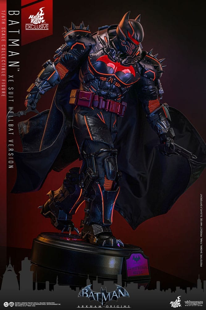 Batman (XE Suit Hellbat) par Hot Toys - figurine 1/6 Batman: Arkham Origins de 33 cm - VGM73