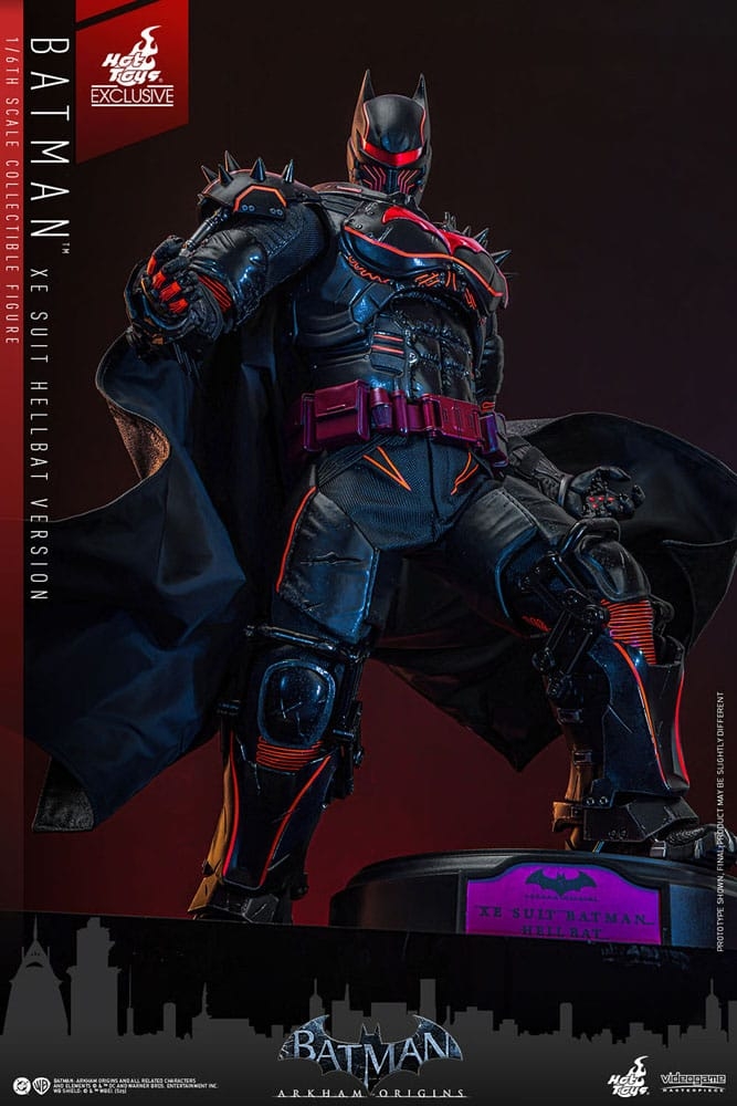 Batman (XE Suit Hellbat) par Hot Toys - figurine 1/6 Batman: Arkham Origins de 33 cm - VGM73