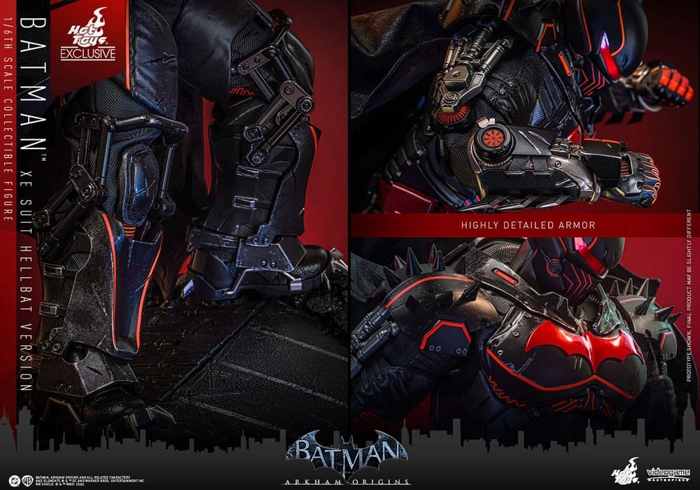 Batman (XE Suit Hellbat) by Hot Toys - Batman: Arkham Origins 1/6 scale action figure - VGM73