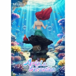 Ariel and Sebastian Master Craft van Beast Kingdom - The Little Mermaid 42 cm standbeeld - MC-103