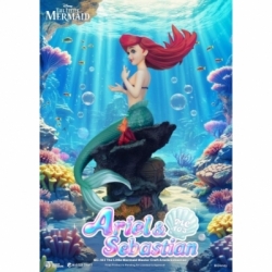 Ariel and Sebastian Master Craft van Beast Kingdom - The Little Mermaid 42 cm standbeeld - MC-103