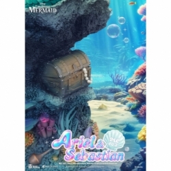 Ariel and Sebastian Master Craft van Beast Kingdom - The Little Mermaid 42 cm standbeeld - MC-103