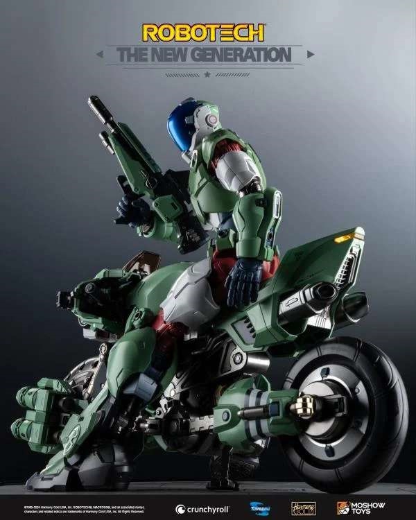YR-052F transformable cyclone par Toynami - figurine Robotech New Generation de 25 cm