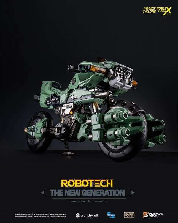 YR-052F transformable cyclone par Toynami - figurine Robotech New Generation de 25 cm
