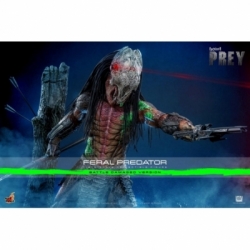 Feral Predator (Battle Damaged) van Hot Toys - Prey 1/6 schaal actiefiguur - TMS173