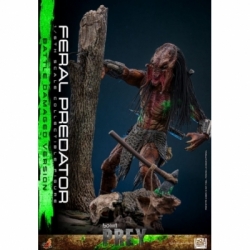 Feral Predator (Battle Damaged) van Hot Toys - Prey 1/6 schaal actiefiguur - TMS173