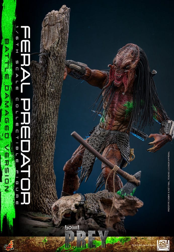Feral Predator (Battle Damaged) par Hot Toys - figurine 1/6 Prey de 37 cm - TMS173