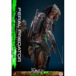 Feral Predator (Battle Damaged) van Hot Toys - Prey 1/6 schaal actiefiguur - TMS173