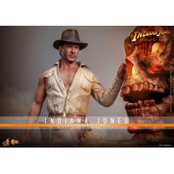 Indiana Jones Deluxe par Hot Toys - MMS861 - figurine 1/6 Indiana Jones et le temple maudit de 30 cm