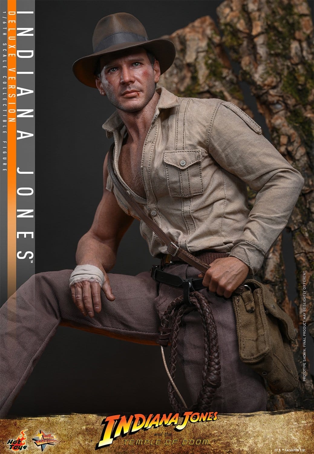 Indiana Jones by Hot Toys Deluxe version - MMS861 - Indiana Jones and the temple of doom 1/6 scale action figure
