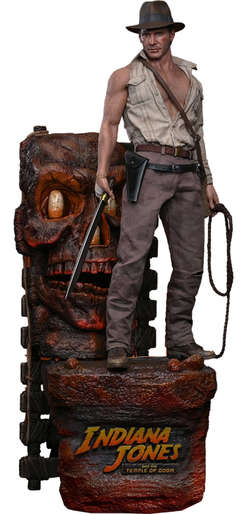 Indiana Jones by Hot Toys Deluxe version - MMS861 - Indiana Jones and the temple of doom 1/6 scale action figure