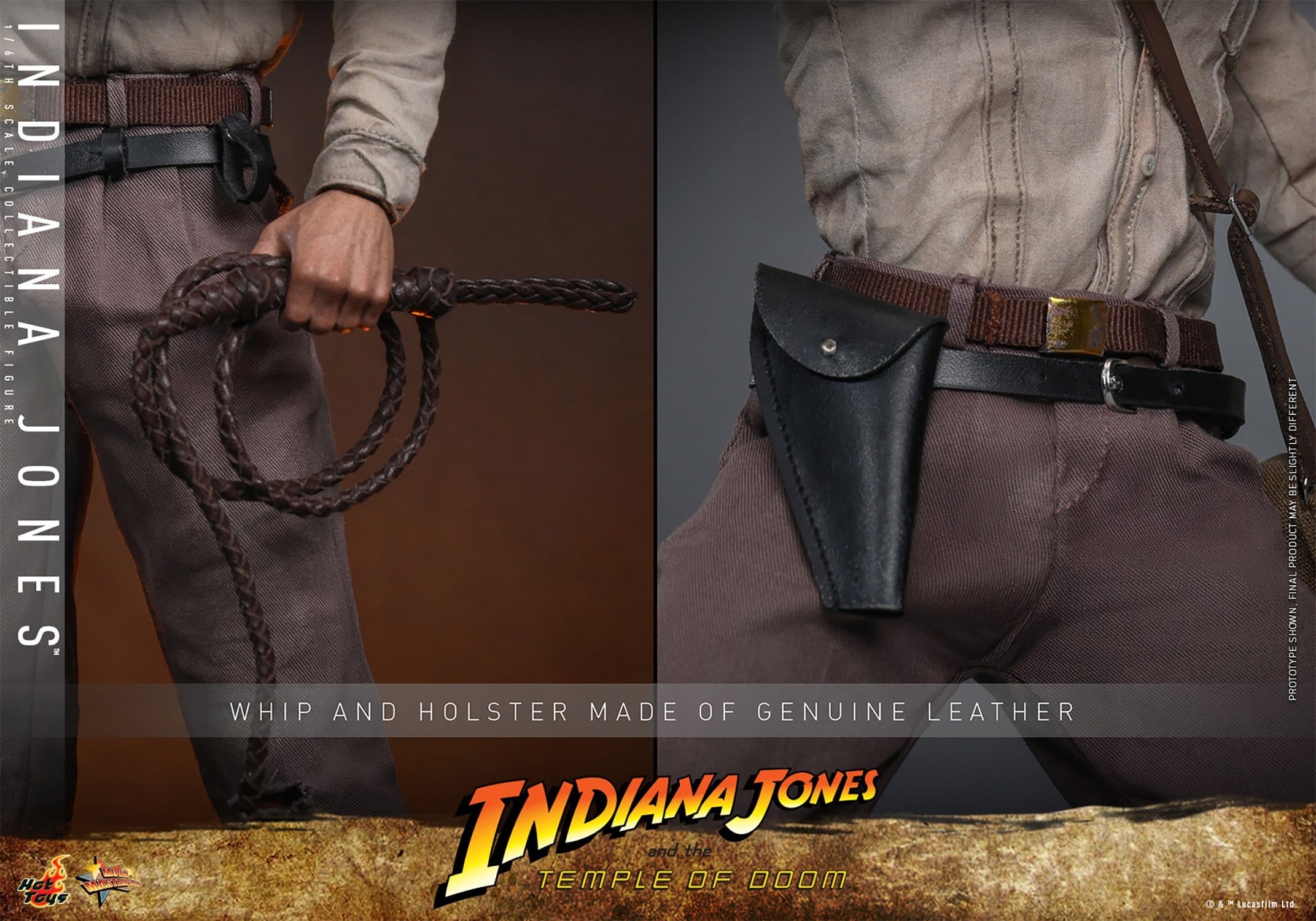 Indiana Jones by Hot Toys Collector version - MMS860 - Indiana Jones and the temple of doom 1/6 scale action figure