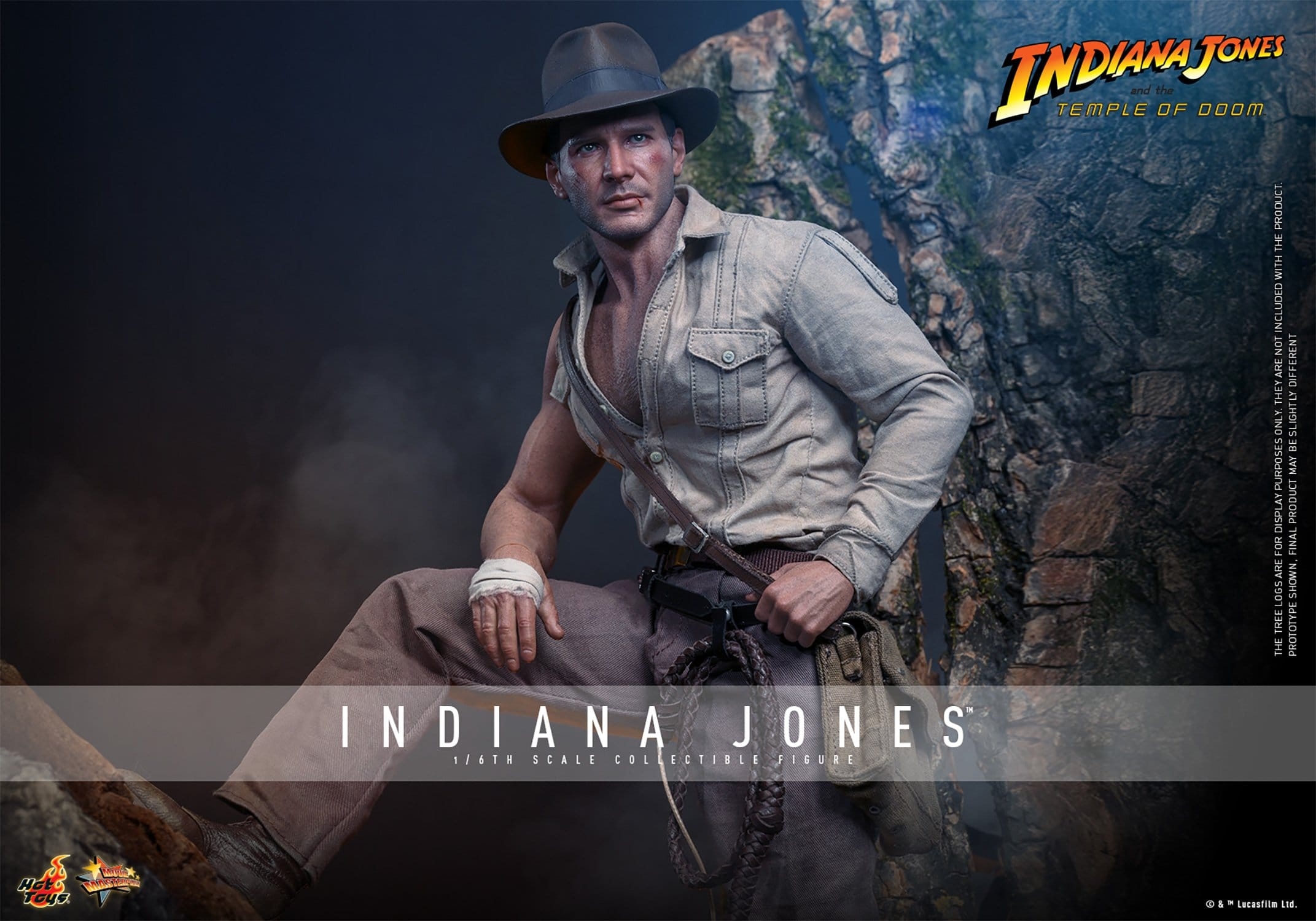Indiana Jones by Hot Toys Collector version - MMS860 - Indiana Jones and the temple of doom 1/6 scale action figure
