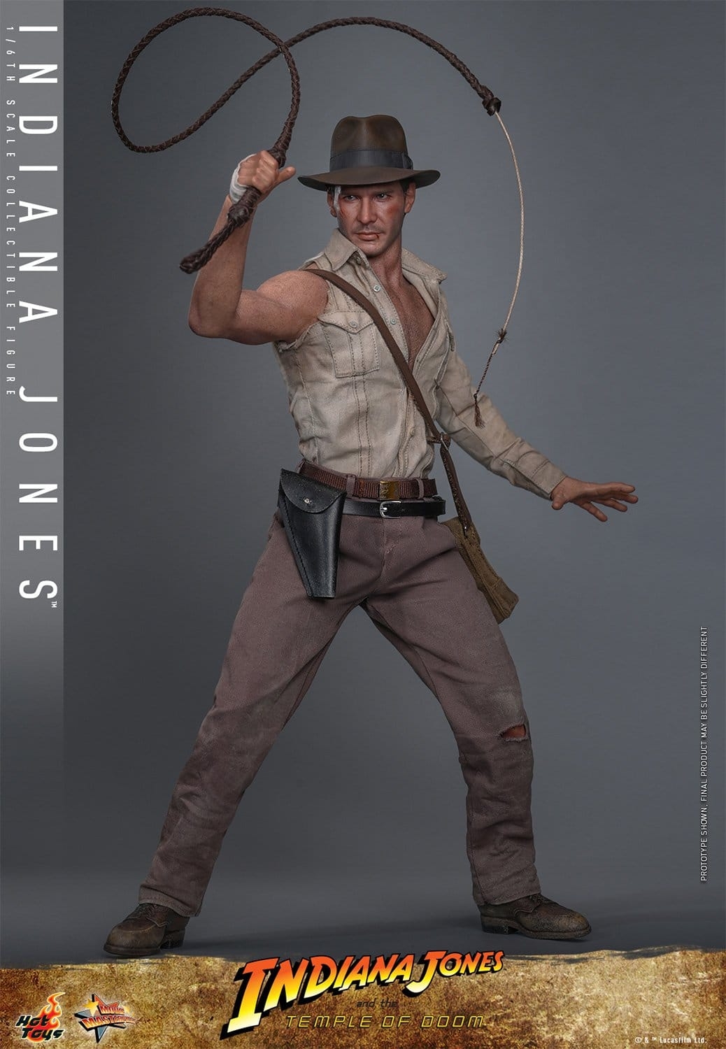 Indiana Jones by Hot Toys Collector version - MMS860 - Indiana Jones and the temple of doom 1/6 scale action figure