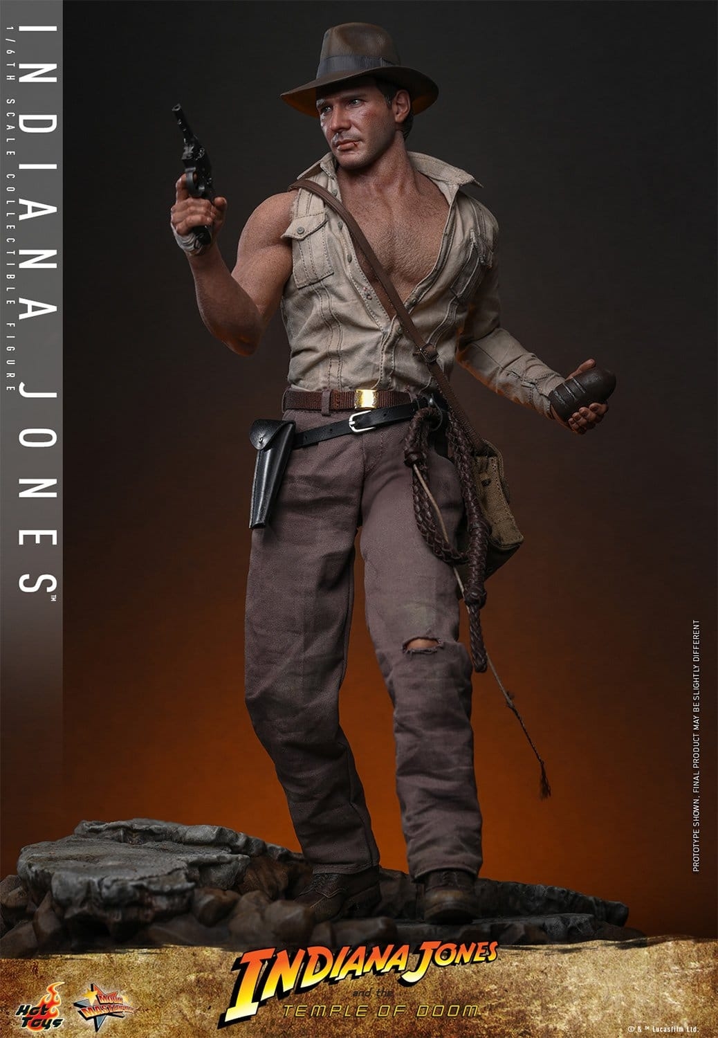 Indiana Jones by Hot Toys Collector version - MMS860 - Indiana Jones and the temple of doom 1/6 scale action figure