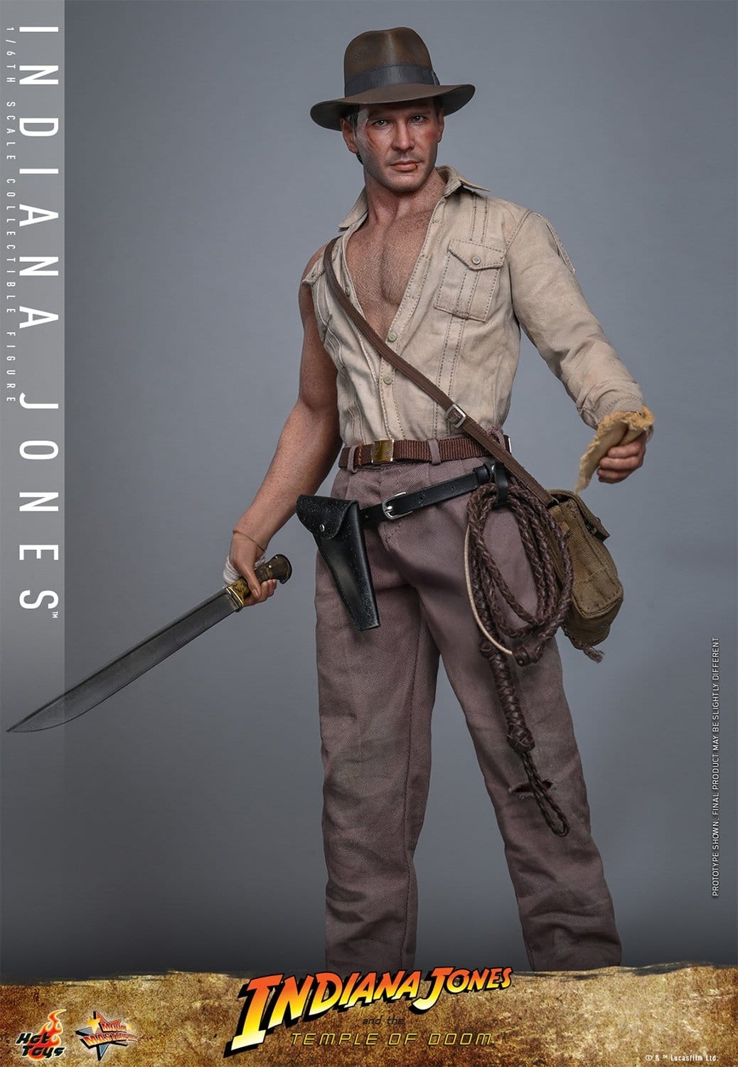 Indiana Jones by Hot Toys Collector version - MMS860 - Indiana Jones and the temple of doom 1/6 scale action figure