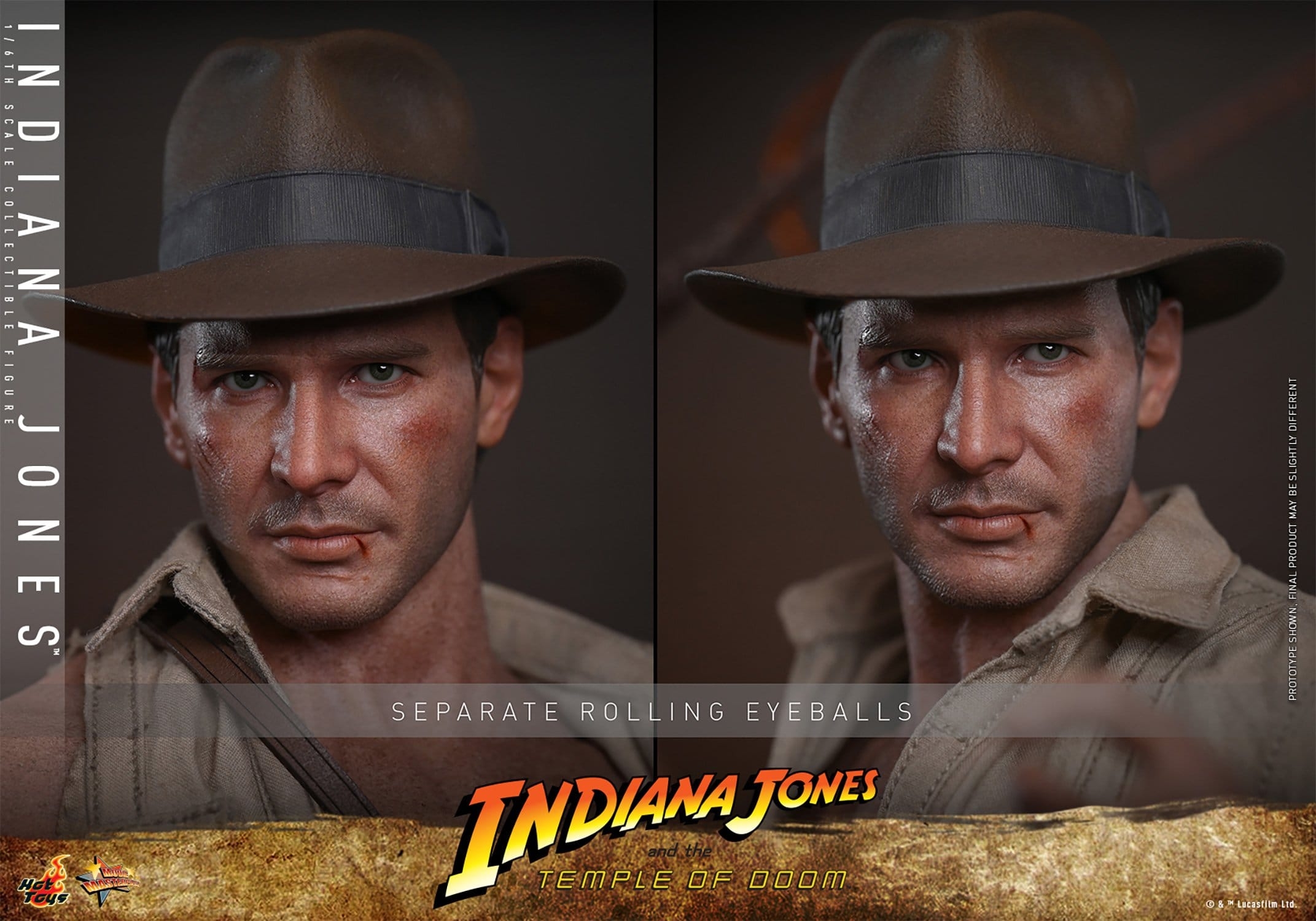Indiana Jones by Hot Toys Collector version - MMS860 - Indiana Jones and the temple of doom 1/6 scale action figure
