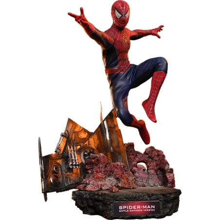 Spider-Man (Battle Damaged) by Hot Toys - MMS859 - Spider-Man 1/6 scale action figure