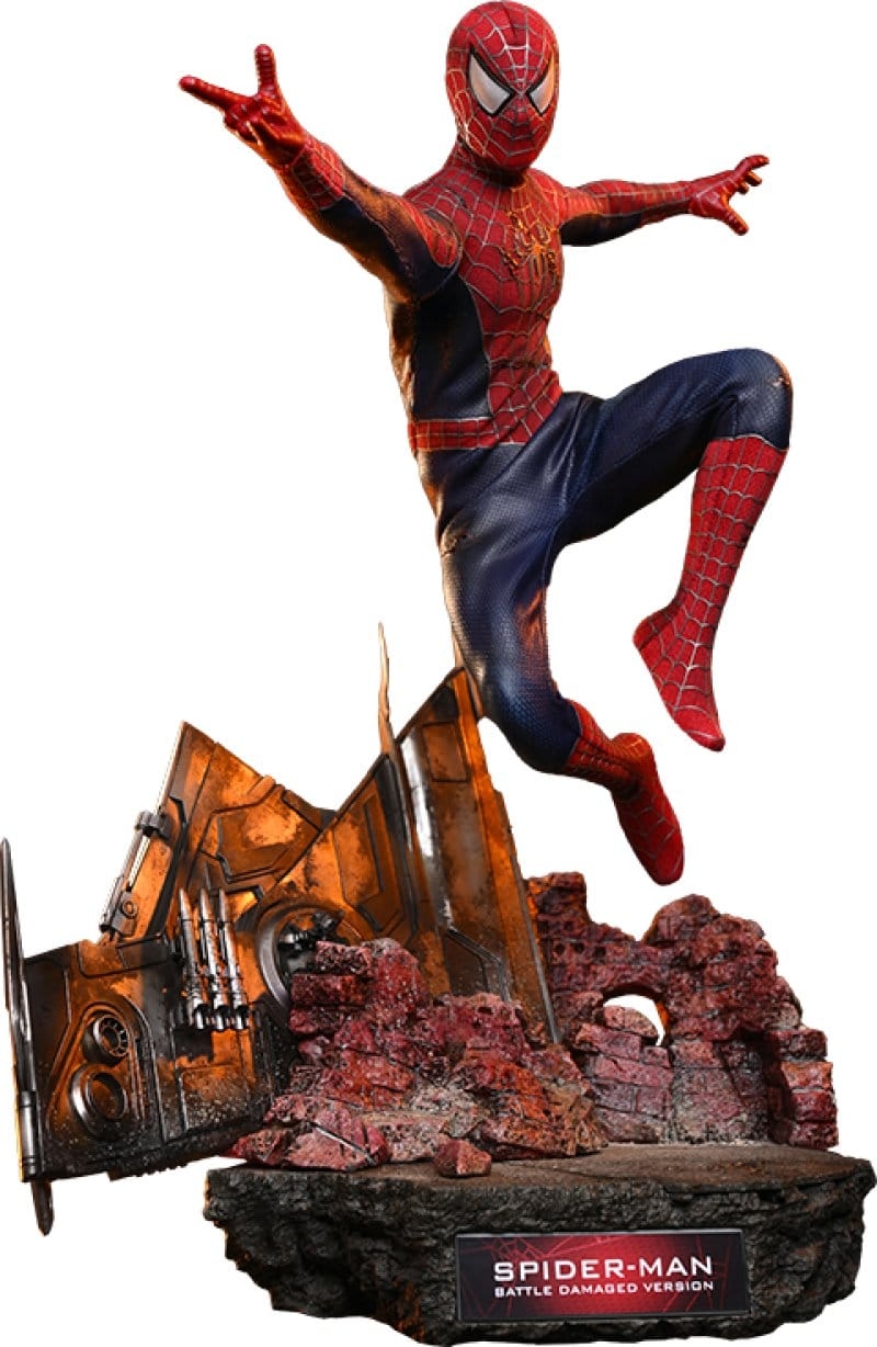 Spider-Man (Battle Damaged) by Hot Toys - MMS859 - Spider-Man 1/6 scale action figure