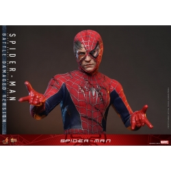 Spider-Man (Battle Damaged) by Hot Toys - MMS859 - Spider-Man 1/6 scale action figure